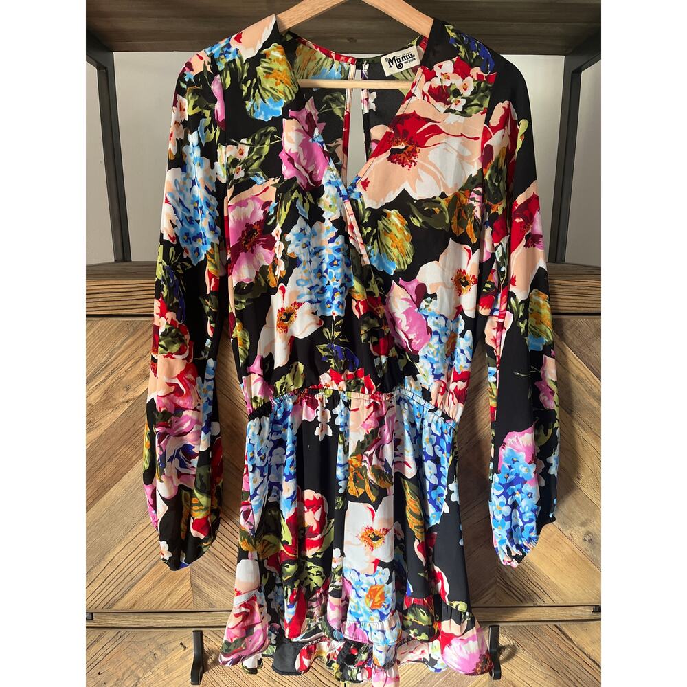 Show Me‎ Your Mumu Tropical Floral Romper Medium